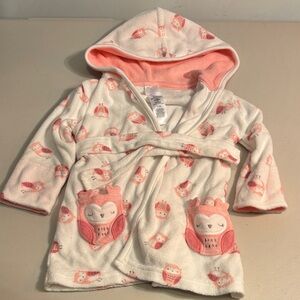 Carter's Pink and White Baby Robe